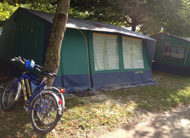 Camping with bikes
